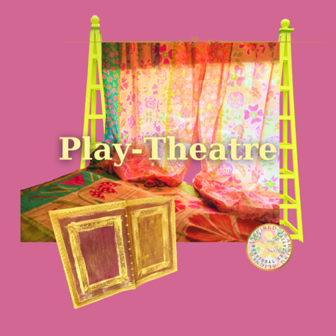 Interior design Children's Packages - Theatre Play-Set Orange voile 6